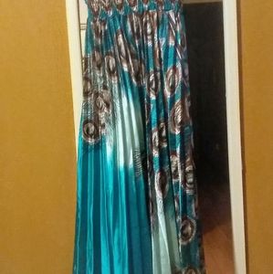 Beautiful peacock print dress